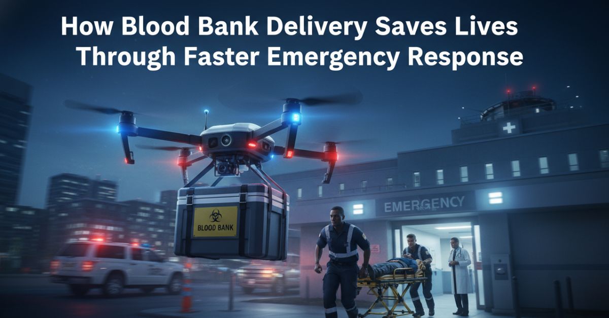 Blood Bank Delivery Saves Lives
