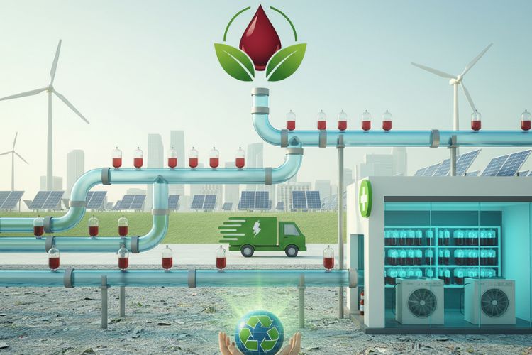 Sustainability Matters in Blood Bank Logistics